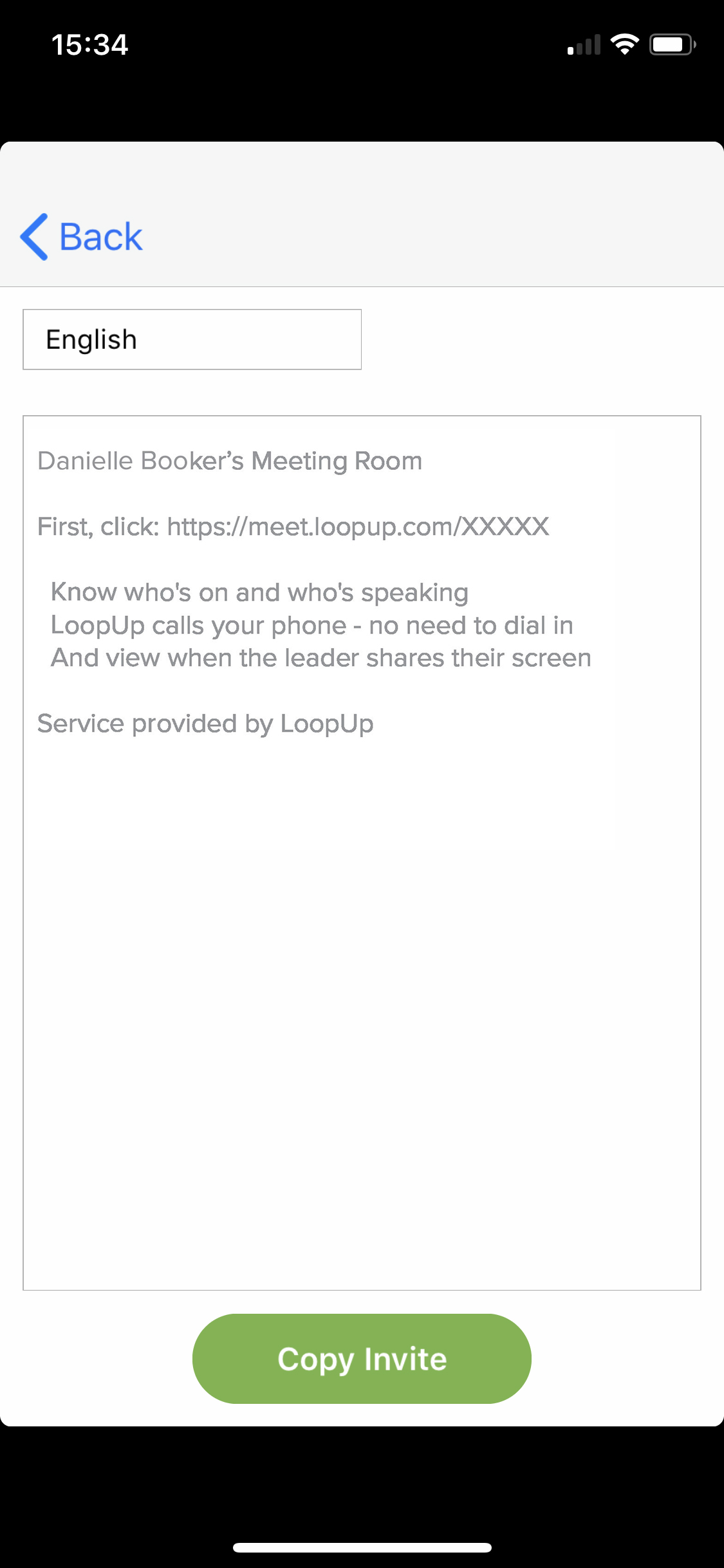 how to send meeting invite in iphone